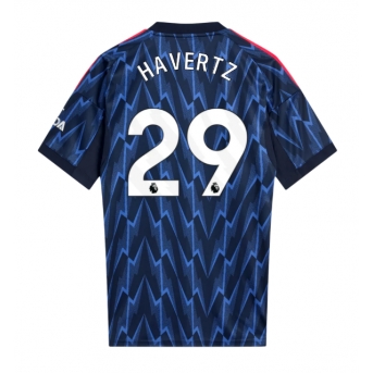 Billige Fotballdrakt Arsenal Kai Havertz #29 Replika Bortedrakt 2025-26 Kortermet